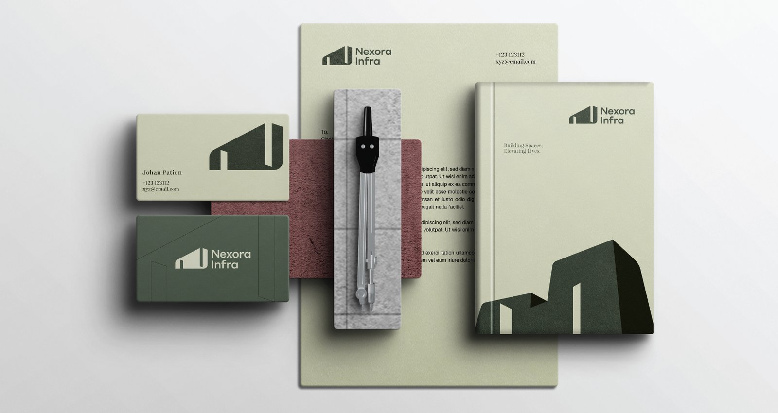 Nexora Infra Stationary Design