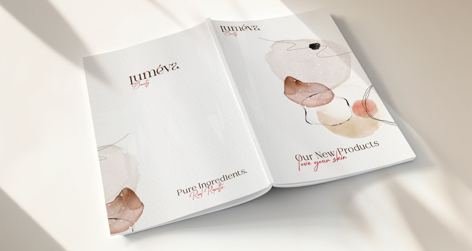 Lumeva Beauty Brochure Design