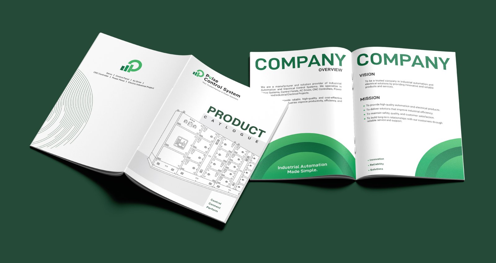 Pulse Control System Brochure Design